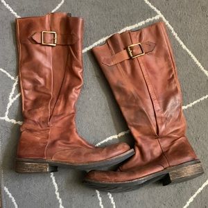 Italian Brown Real Leather Boots